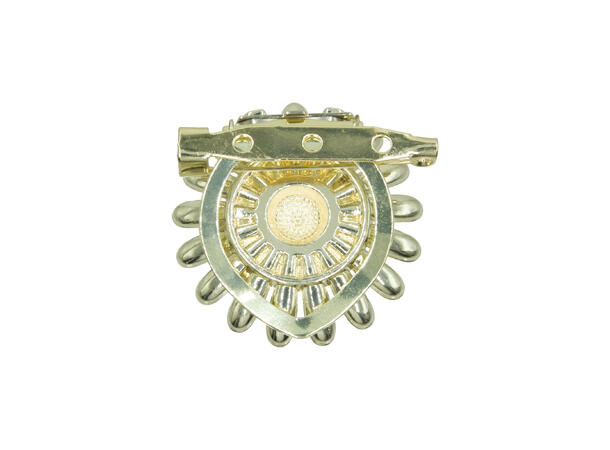 Brosje og skjerf ring "marguerites" 
