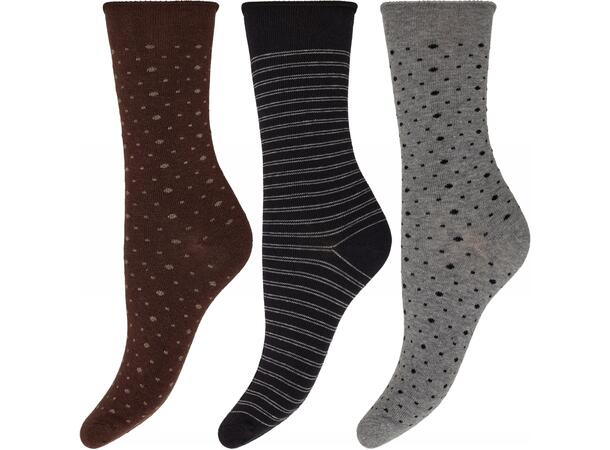 DECOY ankle socks fine knit Multicolor 37-41 - AW26 