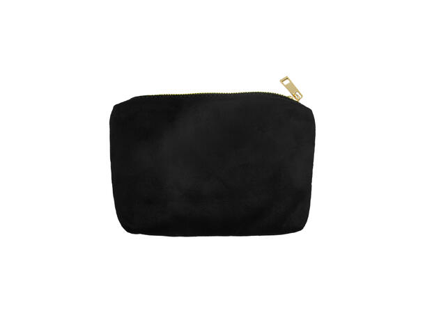 Håndveske "flettet" velvet sort 