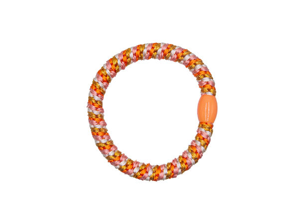 Hårstrikk orange mix 