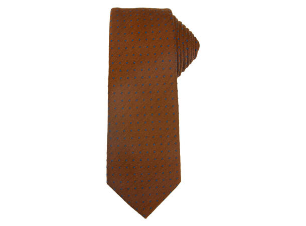 Santi Slips Ull 8,0cm m/prikker cognac 