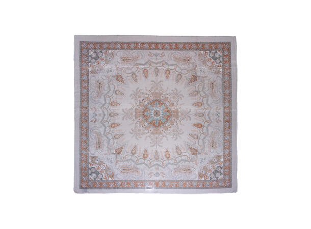 Sjal paisley 130x130cm beige 
