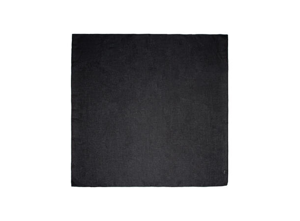 Skjerf ensfarget 90x90cm sort 