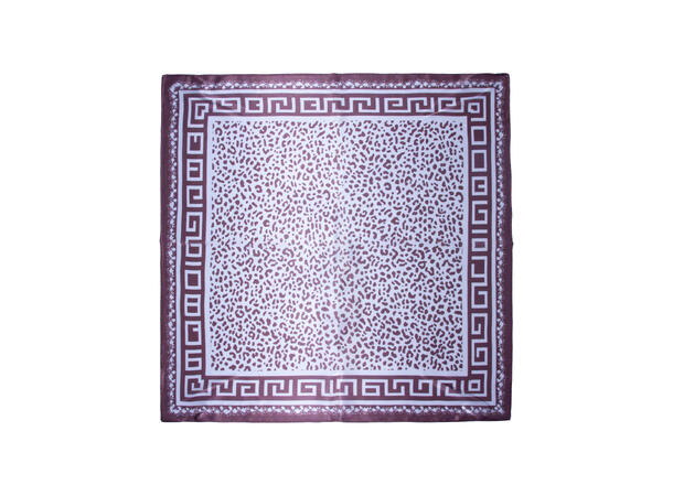 Skjerf klassisk SILKE 70x70 brun 