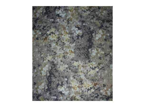 Skjerf m/blomster 90x180 beige 