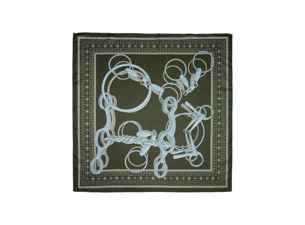 Skjerf m/seletøy 70x70 grøn* 