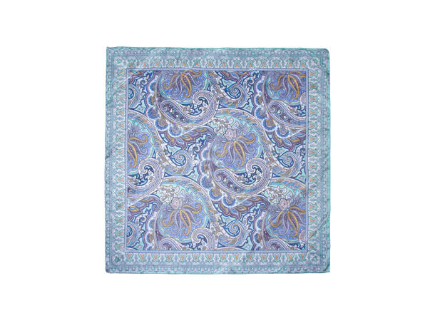 Skjerf paisley 70x70 grønn* 