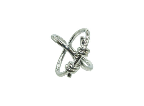 Skjerf ring "knuter" sølv 