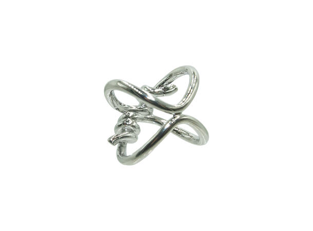 Skjerf ring "knuter" sølv 