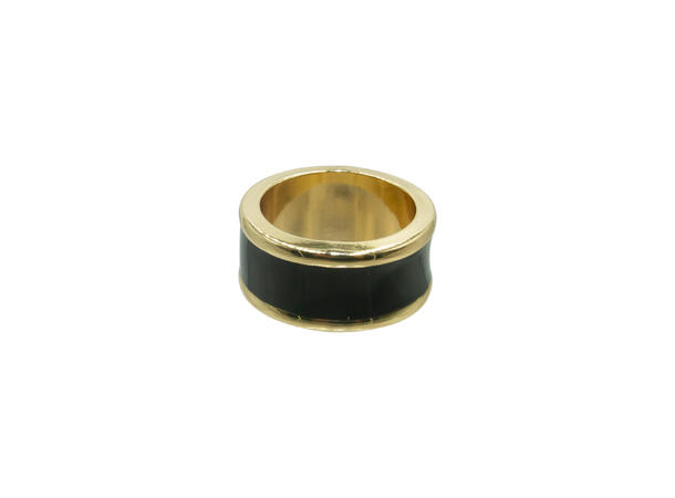 Skjerf ring "rund m/farge" gull 