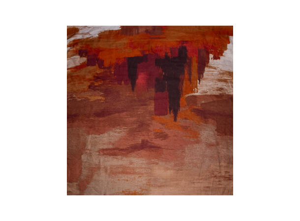 Skjerf ton i ton 90x180cm rust 