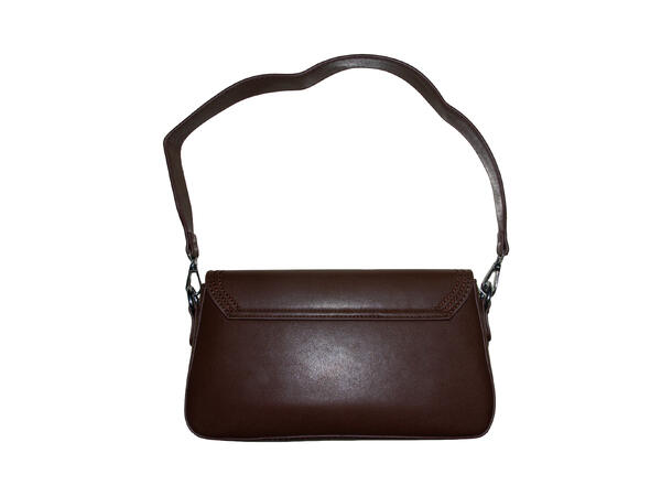 Veske liten 25x12x6cm brun 