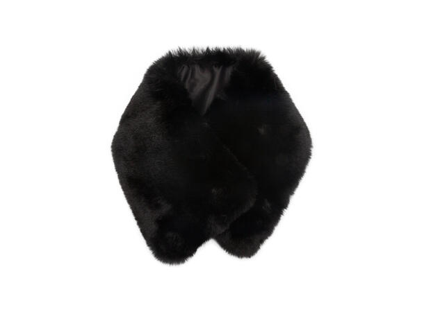 Hals fake fur 15x50/60 sort Høst26 