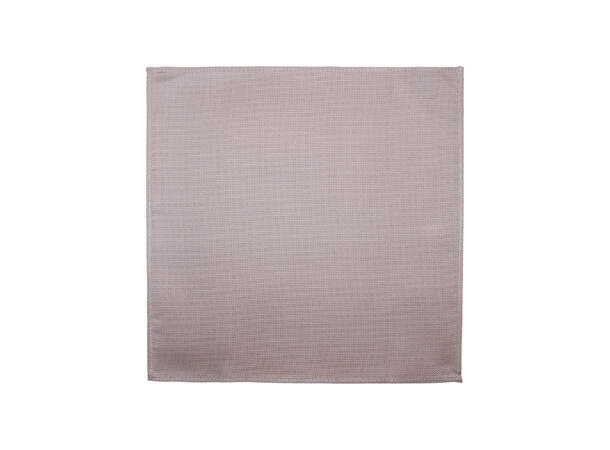 Santi silkeslips+lommetørkle mønstret sett hengende beige 