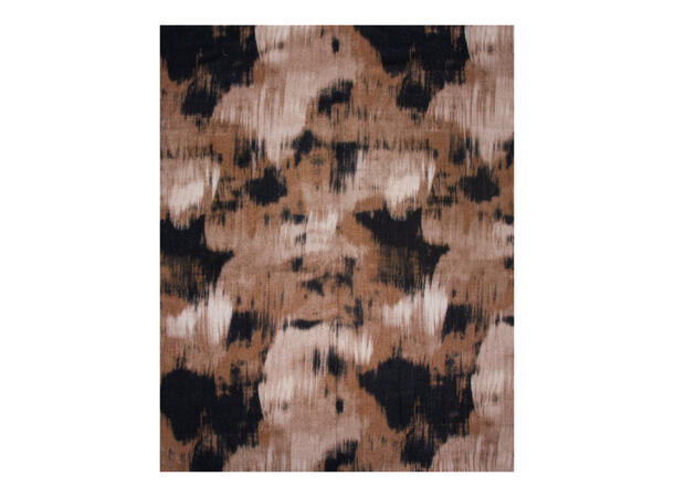 Skjerf løpende mønster 70x180 brun Høst26 