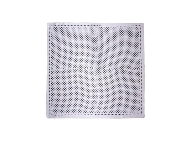 Skjerf prikker SILKE 70x70 beige 