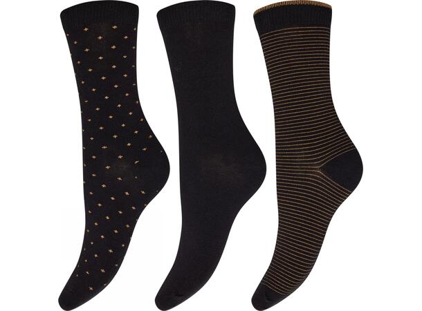DECOY 3-pack ankle sock cotton Multicolor 37-41 - AW26 