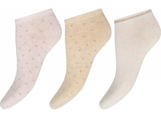 DECOY 3-pack sneaker sock bamb Multicolor 37-41 - SS27 