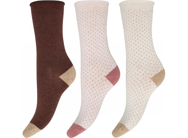 DECOY ankle sock fine knit bam Multicolor 37-41 - SS27 