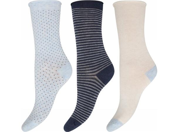 DECOY ankle socks fine knit Multicolor 37-41 - SS27 