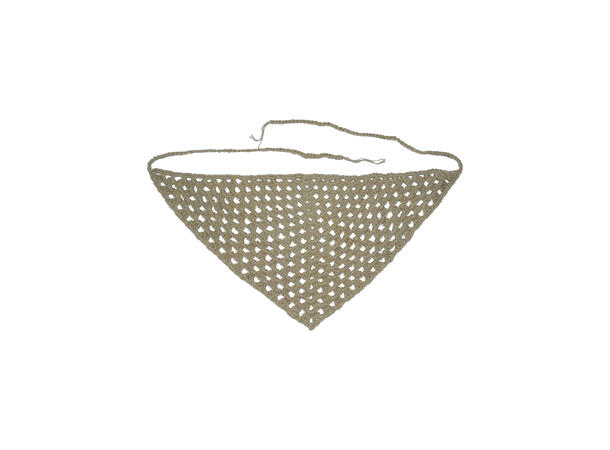 Heklet hodepynt "summer" ensfarget taupe SS27 