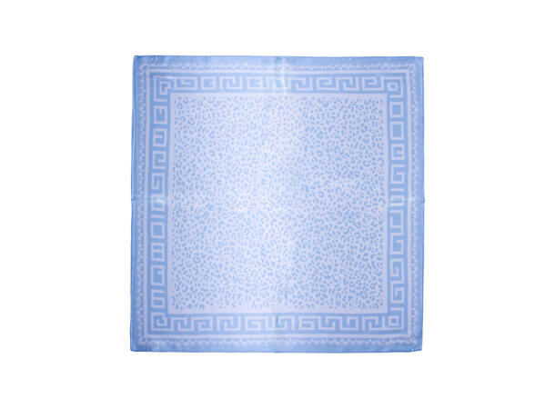 Skjerf klassisk SILKE 70x70 blå 