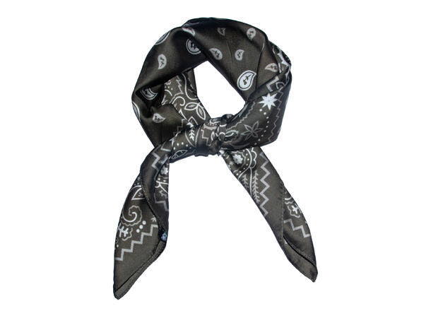 Skjerf paisley 70x70cm grønn* 
