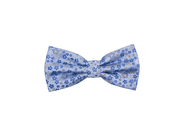 Sløyfe m/blomster blå 