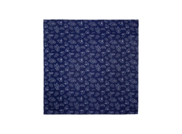 Sløyfe m/lommetørkle paisley navy 