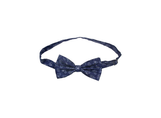 Sløyfe m/lommetørkle paisley navy 