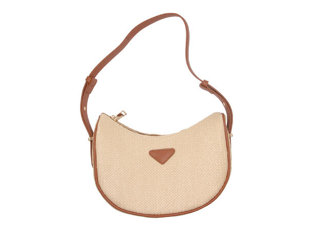 Veske "Summer" kurvet 25x15x7cm offwhite SS27 