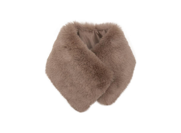 Hals fake fur 15x50/60 natur Høst26 