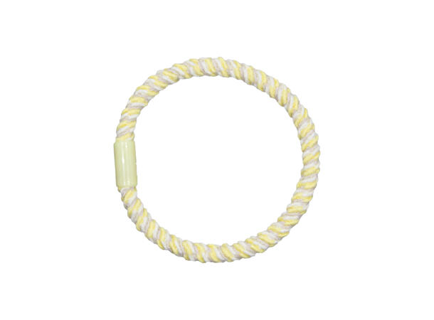 Hårstrikk flerfarget gul 