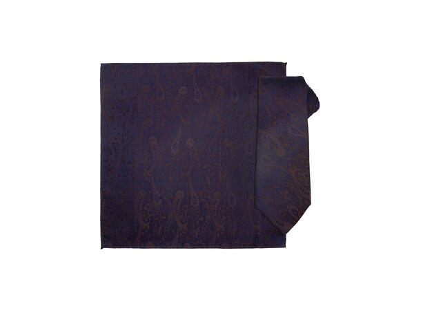 Santi silkeslips+lommetørkle paisley sett hengende coffee 