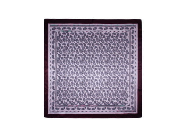 Skjerf paisley SILKE 70x70 beige 