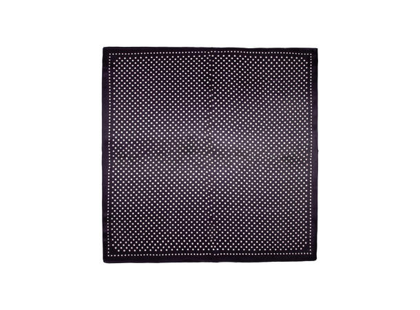 Skjerf prikker SILKE 70x70 brun 