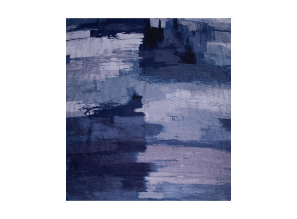 Skjerf ton i ton 90x180cm blå* 