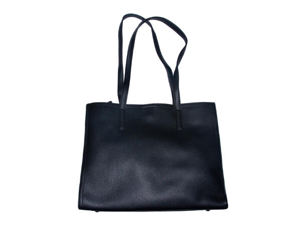 Veske stor klassisk 37x30x12cm sort 