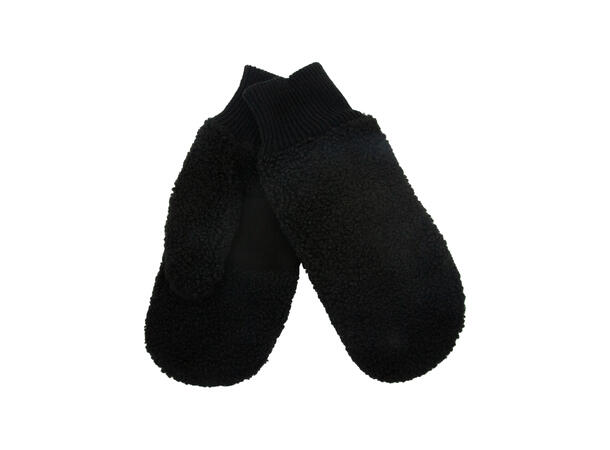 Vott teddy look sort Høst26 