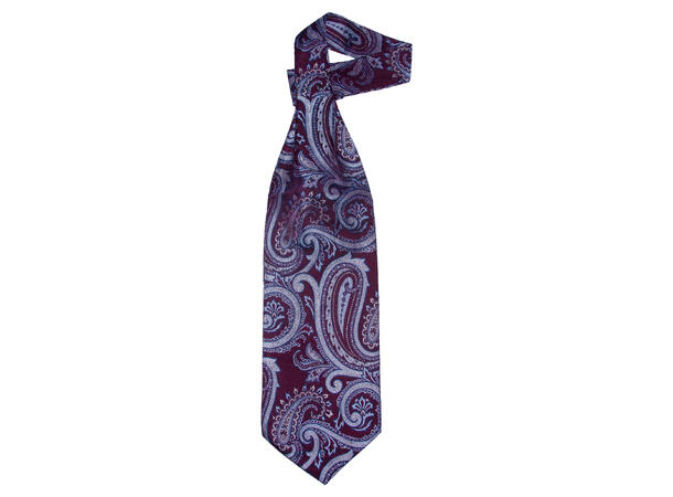 Ascots paisley vinrød 