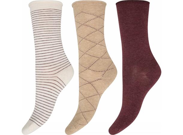 DECOY ankle socks fine knit Multicolor 37-41 - SS27 
