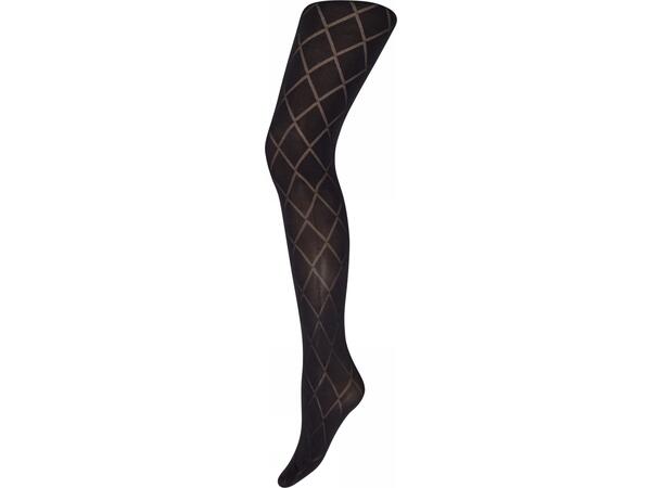DECOY tights check 80 denier Black M/L - AW26 
