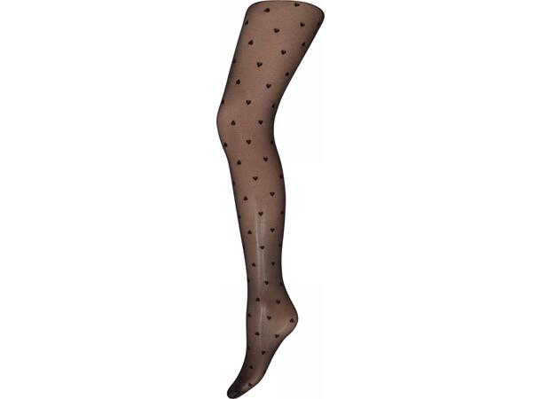 DECOY tights hearts 20 denier Black M/L - AW26 