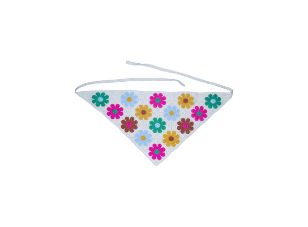 Heklet hodepynt "summer" runde blomster SS27 