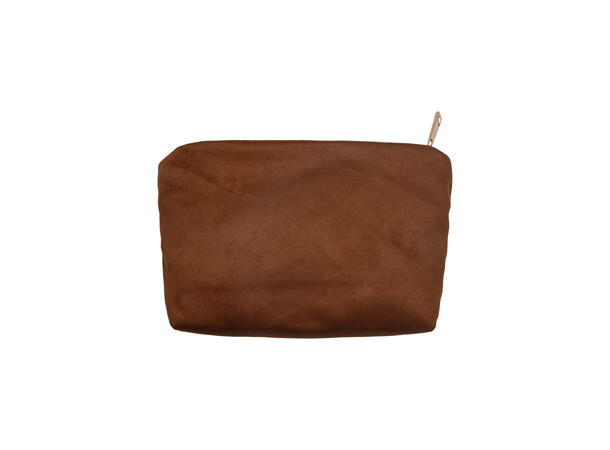 Håndveske "flettet" velvet cognac 