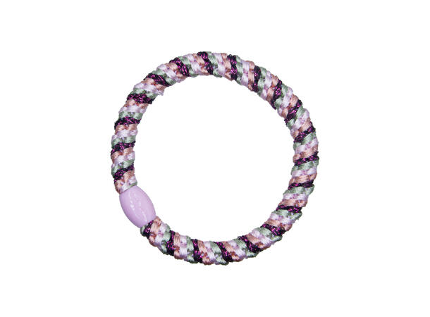 Hårstrikk m/lurex "multi fuksia" 