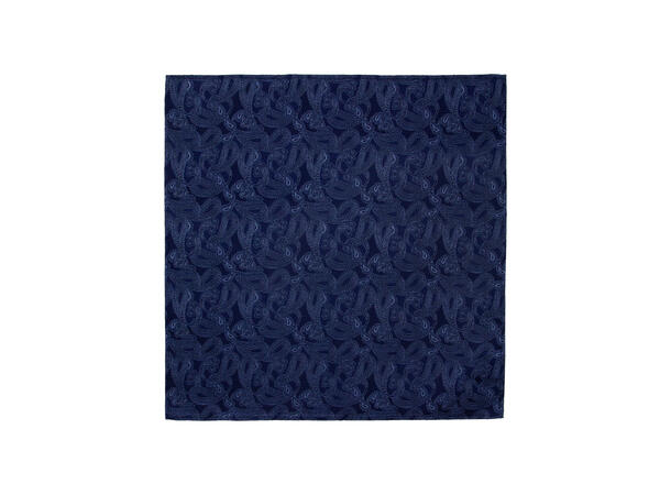 Santi silkeslips+lommetørkle mønstret sett hengende jeans blå 