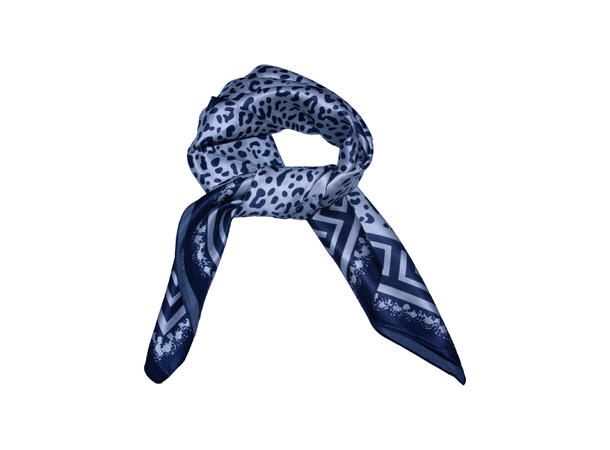 Skjerf klassisk SILKE 70x70 navy 