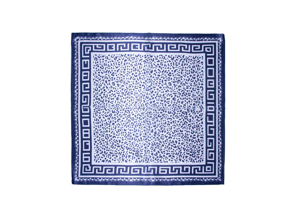 Skjerf klassisk SILKE 70x70 navy 