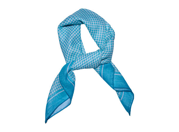 Skjerf m/ruter 58x58cm grønn 